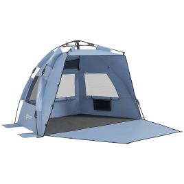 Jones Pop Up Beach Tent for 2-3 Persons - Light Blue