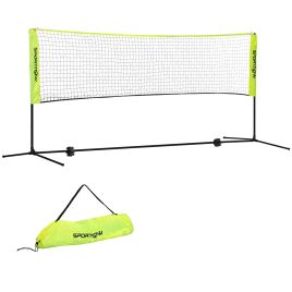 SPORTNOW 3(m) Badminton Net, Height Adjustable Outdoor Sports Net with Carry Bag, for Tennis, Pickleball and Volleyball