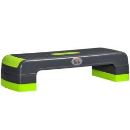 Scott Aerobic Step with 3-Level Adjustable Heights - Grey Green