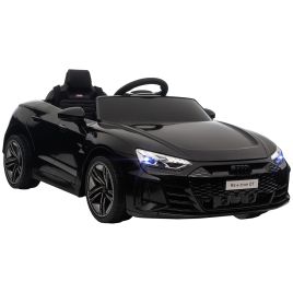 12V Kids Electric Ride-On with Remote Control, Lights, Music - Black