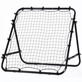 Adults Football Training Aid Multi-Sports Practice W/PE Mesh Metal Tube, 108W x 100D x 65Hcm-Black