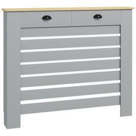 HERON 95.5H x 111Wcm Radiator Cover, with Drawer - Grey