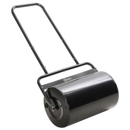 SUNVISTA 38L Fillable Cylinder Steel Lawn Roller - Black
