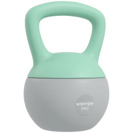 McAlpin 8KG Kettlebell with Non-Slip Handle for Home Gym Weight - Grey and Green