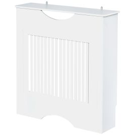 Radiator Cover W/E1 Class 12mm MDF Engineered Wood, 78W x 19D x 80.5Hcm-White