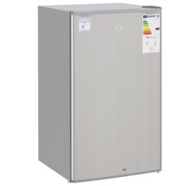 HERON 91L Freestanding Under-Counter Fridge with Lock - Grey