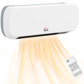 Scott 2000W On-Wall Heater with Adjustable Temperature Control - White