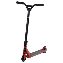 Teens Adult Street Stunt Kick Scooter Intermediate and Beginner Freestyle Tricks Scooters For 14+ w/ Rear φ10cm Wheel&Brake - Red
