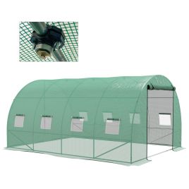 Jones Sprinkler System Polytunnel Greenhouse - Green