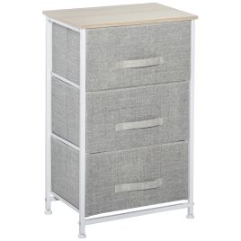 White Chest of Drawers - HERON XVI Small Chest  3 Drawers