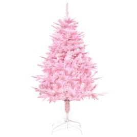 Debbie 4FT Pop-up Artificial Christmas Tree Holiday Xmas Holiday Tree Decoration with Automatic Open for Home Party Pink