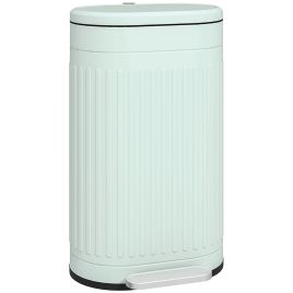 HERON 30 Litre Pedal Bin, Light Green