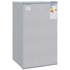 91 Litre Freestanding Under Counter Fridge Freezer with Chiller Box, Reversible Door, Adjustable Thermostat, 47.5cm Wide, Noise Level: Decibels 40, Grey