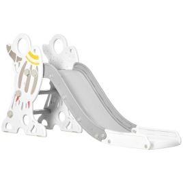 Space Themed Freestanding Slide for Kids - Grey