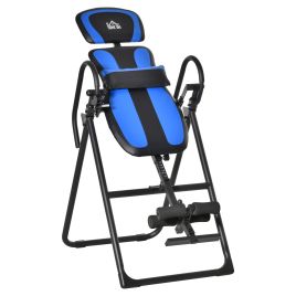 Foldable Gravity Inversion Table with Soft Ankle Cushions
