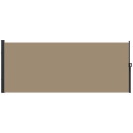 Retractable Side Awning, Outdoor Privacy Screen for Garden, Hot Tub, Balcony, Terrace, Pool, 400 x 160cm, Khaki