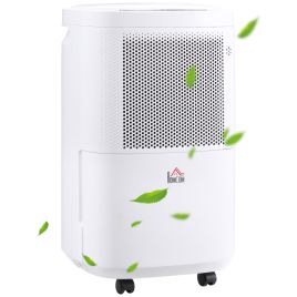 Portable 2200ML Quiet Dehumidifier with WiFi Smart App Control, Electric Moisture Air Dehumidifier - White