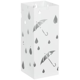 Scott Steel Holder Stand for 6 Umbrellas - White