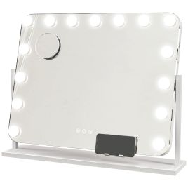 Scott Hollywood Vanity Mirror with Lights and Magnifying - Large
