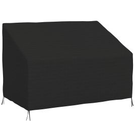 NORVIK Garden 2 Seater Sofa Waterproof Cover - Black