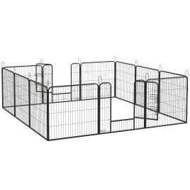 Heavy Duty Puppy Play Pen, 12 Panels Pet Exercise Pet, Pet Playpen for Small and Medium Dogs