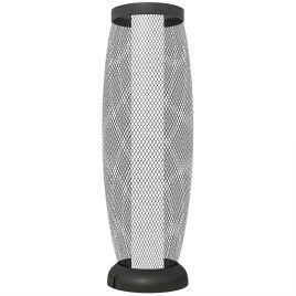 SUNVISTA 71.5cm Solar Garden Floor Lamp, Auto On/Off LED Light, Metal Wire Shade, IP44 Waterproof, Black