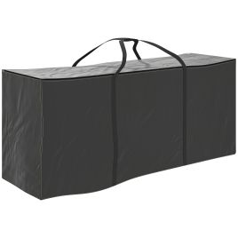 SUNVISTA 720L Outdoor Cushion Storage Bag, Waterproof Oxford Fabric, 175x55x75cm, Black