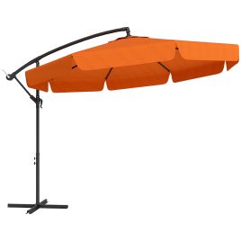 SUNVISTA 2.7m Garden Cantilever Banana Parasol - Orange