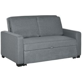 Double Sofa Bed with Adjustable Backrest