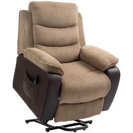 HERON Power Lift Recliner Chair for Elderly, Brown