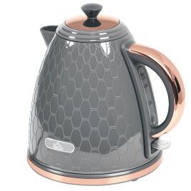 HERON 3kW Rapid Boil Honeycomb Kettle - Grey and Orange Gloss