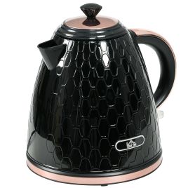 Electric Kettle - Electric Kettle, 1.7L Fast Boil with Auto Shut-off Black 24.2cm