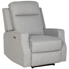 Scott Electric Recliner Armchair with Adjustable Leg Rest - Grey