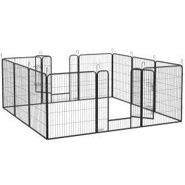 Heavy Duty Puppy Play Pen, 12 Panels Pet Exercise Pet, Pet Playpen for Small, Medium and Large Dogs