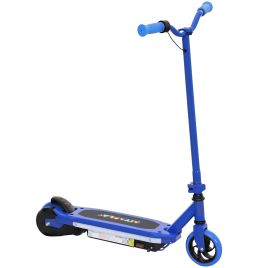AIVAGO Electric Scooter for Ages 6-14, with Colourful Light and Electric Brake, Electric Scooter E Scooter, Up to 10 KM/H & 8 KM, Blue