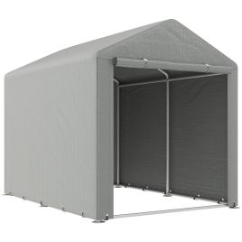 SUNVISTA 1.6 x 2.2m Garden Storage Shed Tent, with Accessories - Light Grey