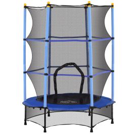 Kids Trampoline 4.6FT - Trampoline For Ages 3-10 Years Blue