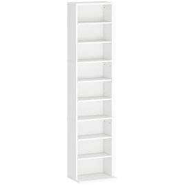 HERON 260 Narrow CD Storage Unit - White