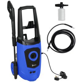 DURHAND 1800W HighÂ PressureÂ Washer, 150 Bar Pressure, 510 L/h Flow, High-Performance Portable Power Jet Wash Cleaner Blue