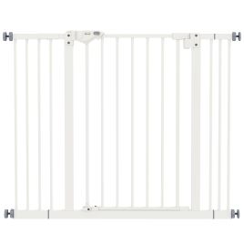 Metal 74-100cm Wide Adjustable Dog Gate Black