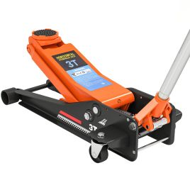 HERON 3 Ton Hydraulic Low Profile Floor Jack 7.5 50.5cm Lifting Range - Orange