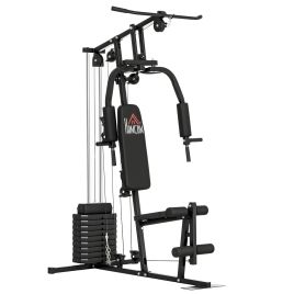 Multifunction Home Gym Machine, with 45kg Weight Stacks, for Strength Training
