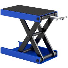 DURWELL 500KG Motorcycle Lift Scissor Jack, Blue