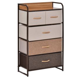 HERON Multi Colour Chest of Drawers - Medium-sized, 5 Drawers