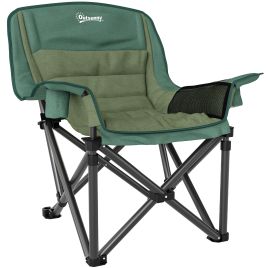 SUNVISTA Portable Padded Camping Chair, with Bag - Olive Green