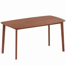 HERON Pine Wood Rectangular Dining Table - Light Brown