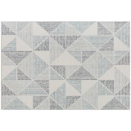 HERON Modern Geometric Pattern Area Rug, Non-Slip Washable Soft Carpet 290 x 200 cm - Multi-Coloured