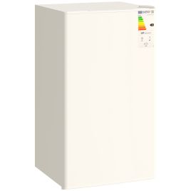 HERON 91 Litre Freestanding Under Counter Fridge Freezer Adjustable Thermostat - Beige