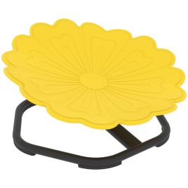 AIVAGO Flower Sensory Spinning Chair with Non-Slip Base - Yellow