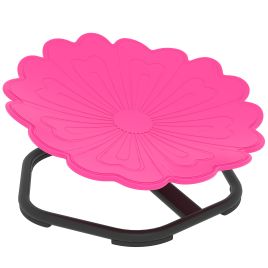 AIVAGO Flower Sensory Spinning Chair with Non-Slip Base - Pink
